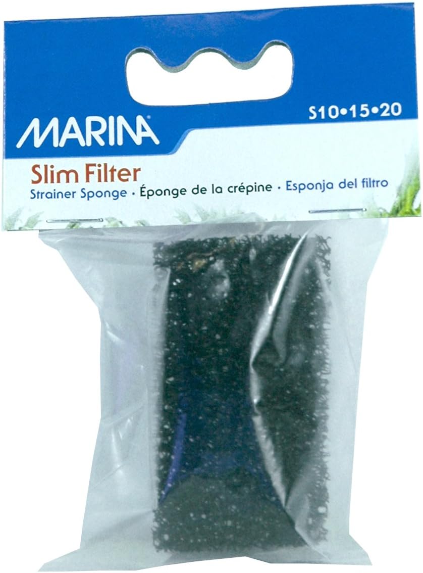 Marina Slim Filter Intake Strainer Sponge front view aquarium accessory