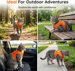 Nitvei comfortable non choking pet harness vest texture close up view