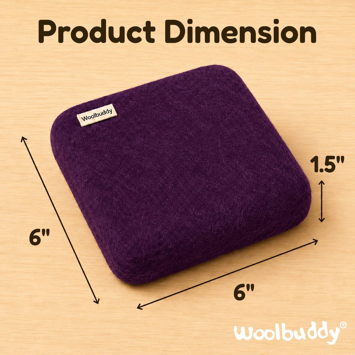 Woolbuddy 6 inch felting mat texture close up