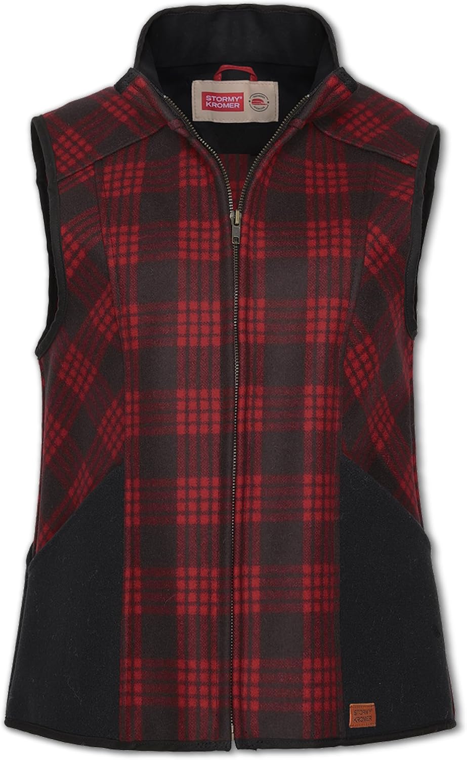 Stormy Kromer Ida Outfitter wool vest front view outdoor apparel