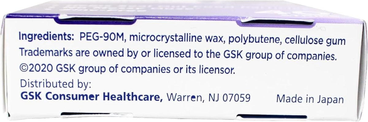 Denture adhesive strips for partials and full sets