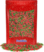 Fruidles crushed peppermint candy canes packaging back view with details