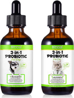 Immal 3-in-1 pet probiotic drops front view packaging