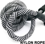 MayPaw heavy duty dog leash reflective threads in action