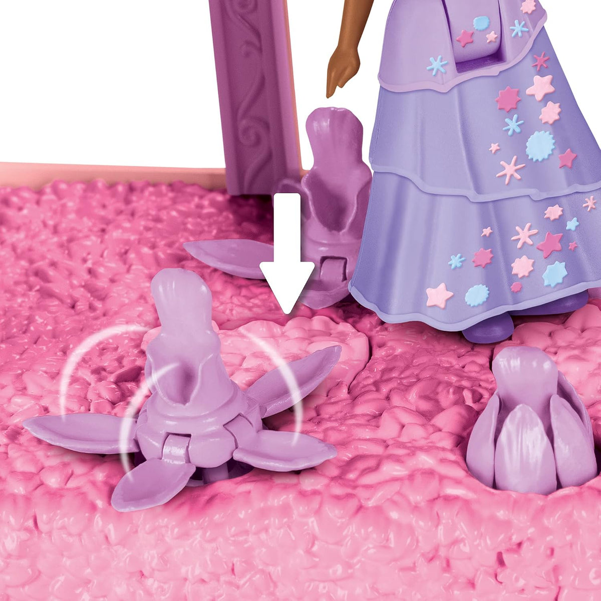 Disney Encanto playset accessories including vanity and swinging bed