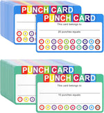Joyberg kids behavior reward punch cards front view