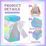 Fulmoon glass cup packaging box with matching ribbon