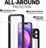 BEASTEK iPhone 12 case built-in screen protector close-up
