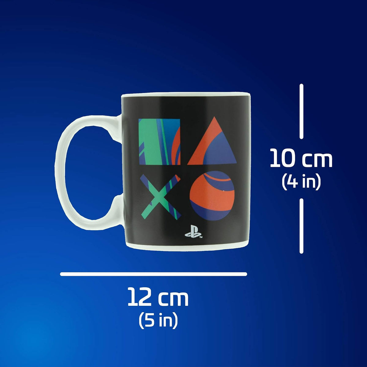 Paladone gaming mug showing thermal color transition