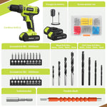 Pulituo electric screwdriver side profile with battery