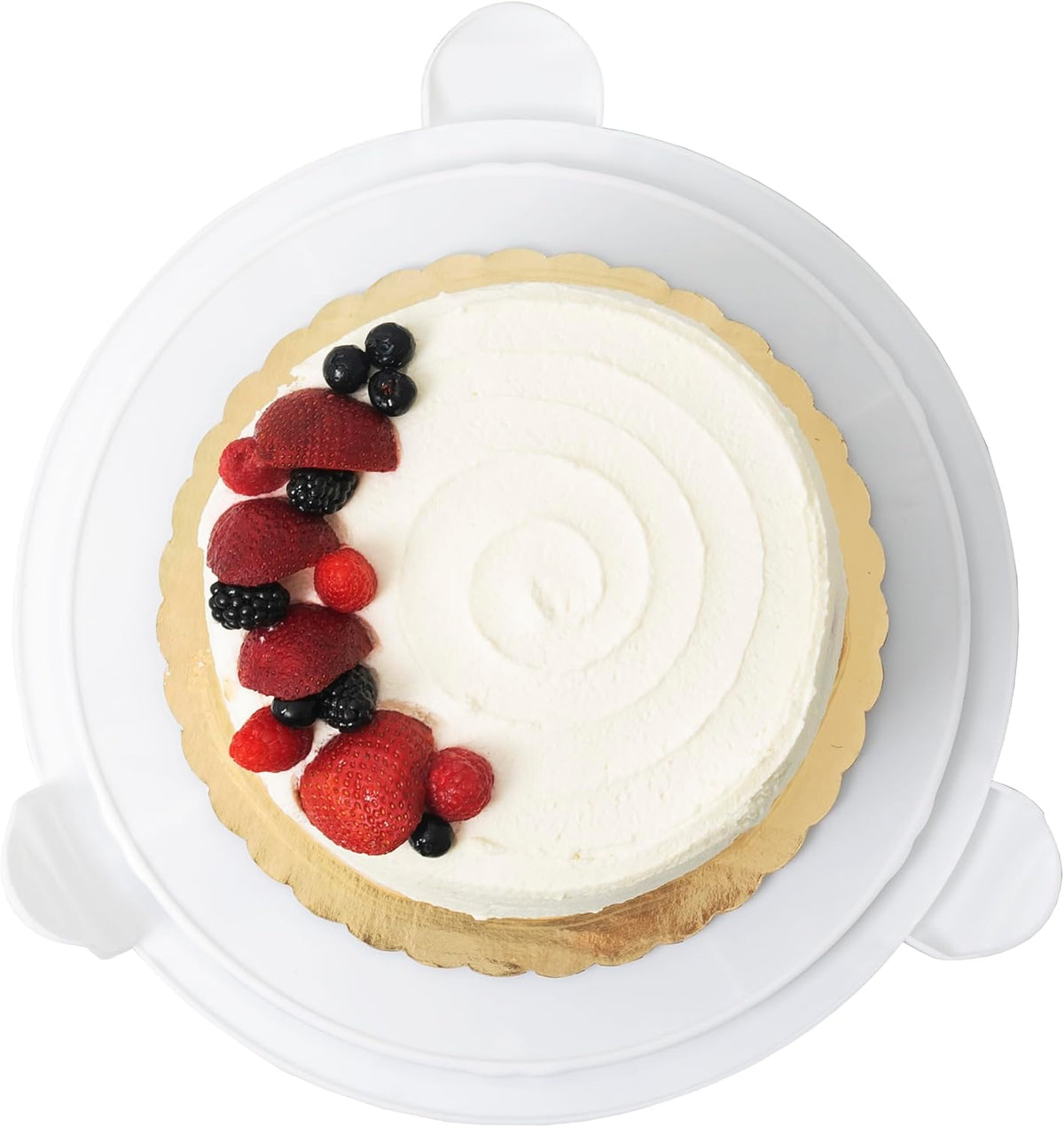 KOLORAE Cake Carrier showing secure locking lid and top handle