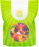 Sunny Island bulk candy packaging highlighting the classic fruity flavor selection.