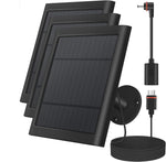 Paodekua 2 Pack 4W Solar Charger for Ring Spotlight & Stick Up Outdoor Cam, Black, High Efficiency, 10FT/3M Long Cable with USB-C to Ring Barrel Plug - Image 13