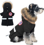 PINA Small Dog Coats - Waterproof, Warm Winter Jacket with Faux Fur Hood & Pocket - Image 9