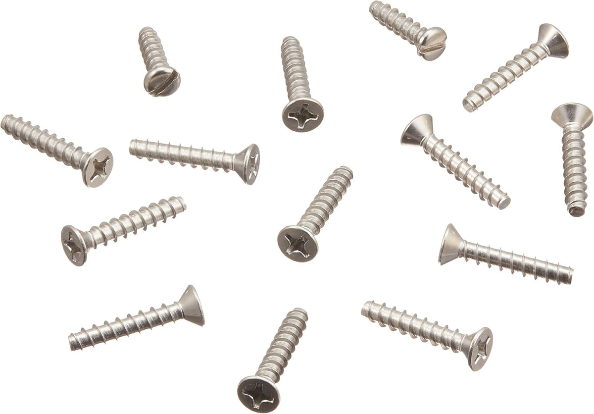 Hayward self tapping face plate screw set front view hardware