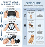 Qpets sound dampening pet ear covers with adjustable chin strap