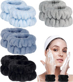 Wrist Bands for Washing Face, Arm Face Wash Wristbands, Wrist Towels Cuffs for Washing Face, Wrist Water Catcher, Microfiber Spa Skincare Sweat Wristbands for Women - Image 11