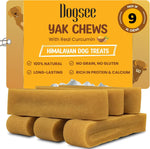 Dogsee Himalayan Yak Cheese Chews with Turmeric 2lb (Medium -12 Pack) 60% Protein Long-Lasting Natural Treats for Dogs Anti-Inflammatory Odorless & Helps with Teeth Cleaning - Image 12