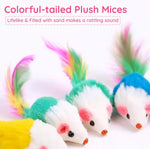 Close up view of the upgraded soft fabric eyes on the Electspark interactive kitten toy