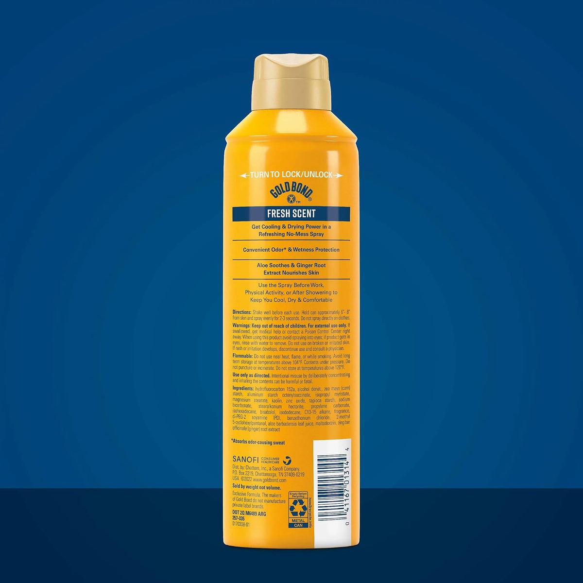 Authentic imported personal care moisture absorbing spray for men and women