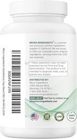 Micro Ingredients premium vegetarian capsules packaging layout