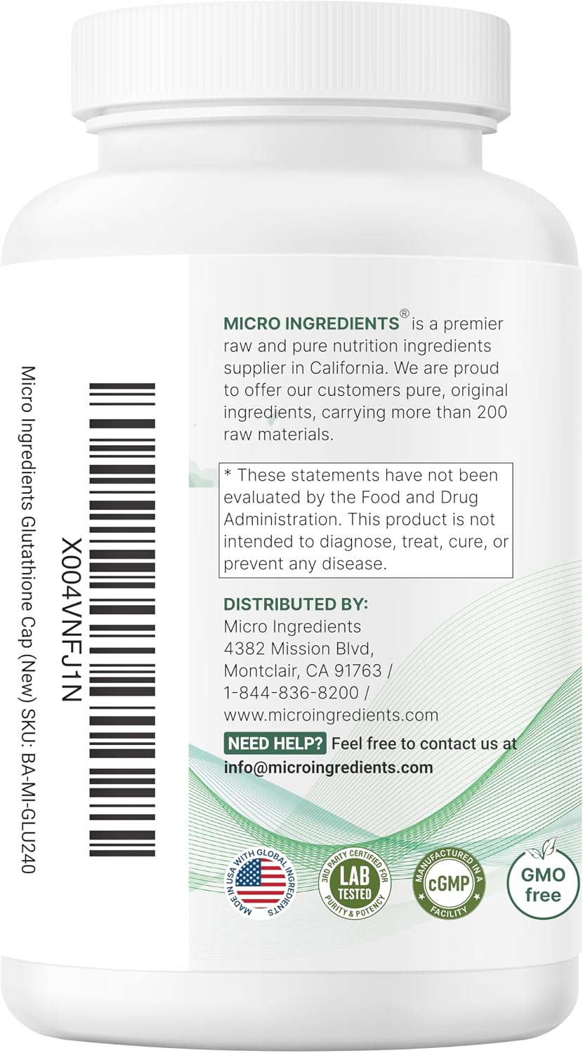 Micro Ingredients premium vegetarian capsules packaging layout