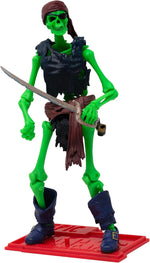 Boss Fight Studio Epic H.A.C.K.S. Grim Spectre Skeleton Action Figure - Highly Articulated Collectible Figurine with Accessories - Magic Book, Flame, Scythe, Alternate Head & Hands, and Stand - 1:12 - Image 13