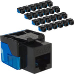 ICC CAT5e Keystone Jack with Inline IDC No Pair Split Wiring (Easier Termination) UL Listed PoE++ TAA VoIP Compliant for Wall Plate or Patch Panel, Works with JackEasy Termination Tool, Red - Image 11