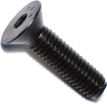 Hex socket drive detail on flat head screws
