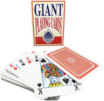 Yuanhe oversized 8x11 inch playing cards showing royal flush