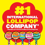 Back view of Chupa Chups Best Of candy drum showing flavor selection