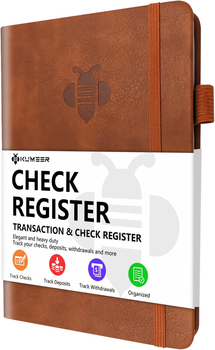 Kumeer personal checkbook register styled display