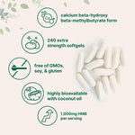 Micro Ingredients HMB 240 softgels capsule close up