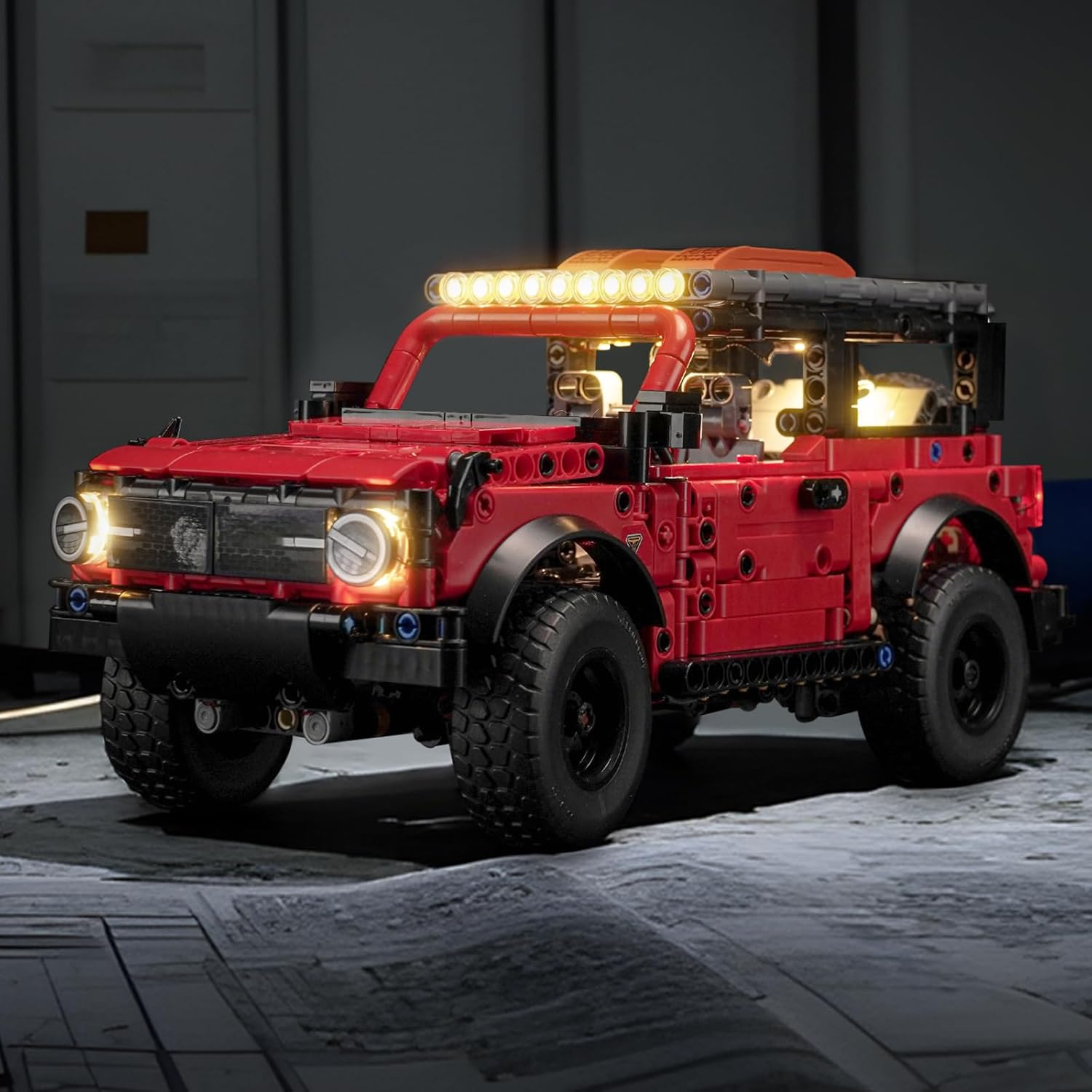 Brickshining LED lighting kit for Lego 42213 Ford Bronco front view