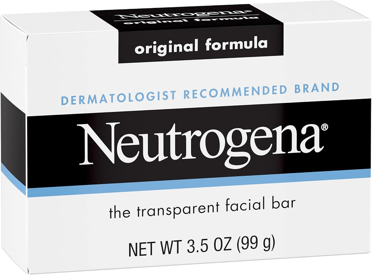 Neutrogena Original Amber Bar Facial Cleansing Bar with Glycerin, Clean-Rinsing, Transparent Face Soap, Free of Harsh Detergents, & Dyes, 3.5 oz - Image 9