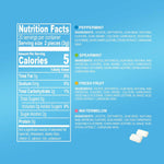 DC24 Daily Care low calorie chewing gum four pack variety box contents display
