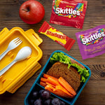 A colorful pile of 135 pieces of mixed American fruity candies ready for sharing.