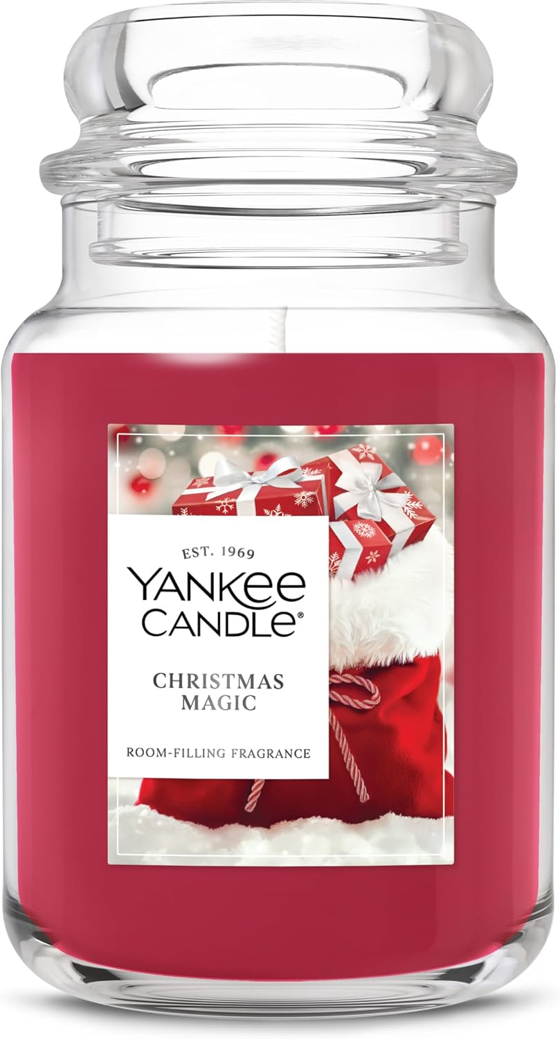 Yankee Candle Christmas Eve Scented Candle, 22oz Large Jar, Up to 150 Hour Burn Time, Giftable - Image 13