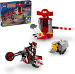 LEGO Shadow The Hedgehog Escape front view box and assembled motorcycle