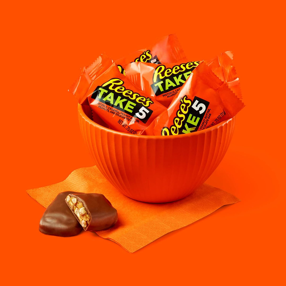 Individual Reese's Take Five snack size wrapper
