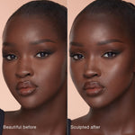 Close up of Charlotte Tilbury liquid contour cushion applicator