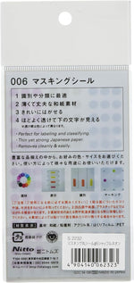 Stalogy 5mm neon dot stickers sheet layout