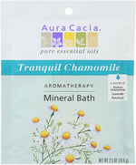 Aura Cacia Tranquility Aromatherapy Mineral Bath front view packaging