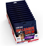 Twelve pack bulk box of Big League Chew Outta Here Original sweet bubble gum