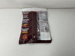 Unwrapped Tootsie Roll Midgee showing chewy chocolate taffy texture