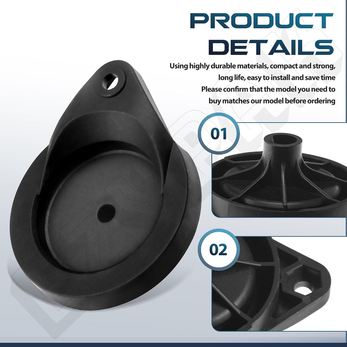 EZYPAK hand wheel mounting mechanism detail