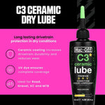 Muc-Off 120ml bike lubricant back label details