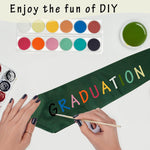 GraduationMall graduation stole folded to display fabric texture.