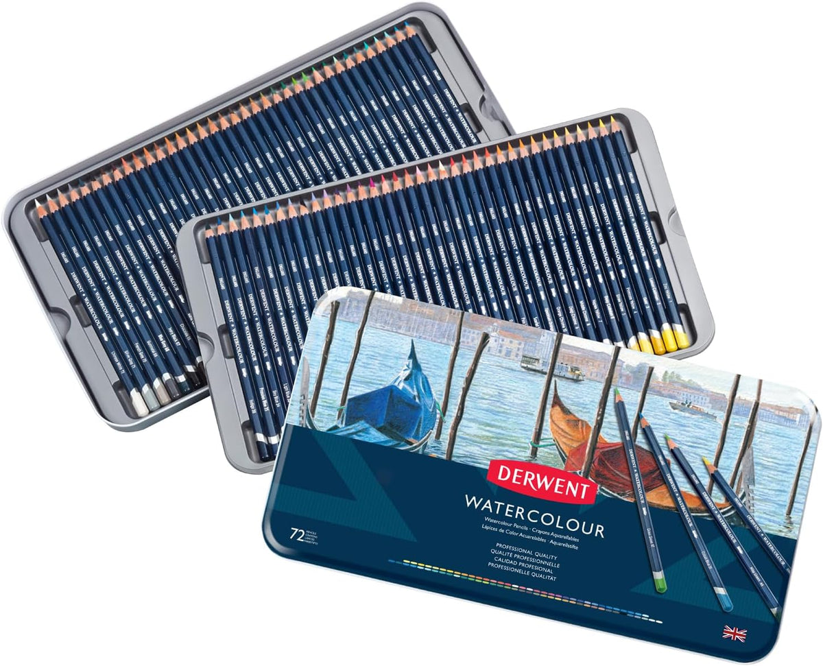 Derwent Colored Pencils, WaterColour, Water Color Pencils, Drawing, Art, Metal Tin, 24 Count (32883) - Image 11