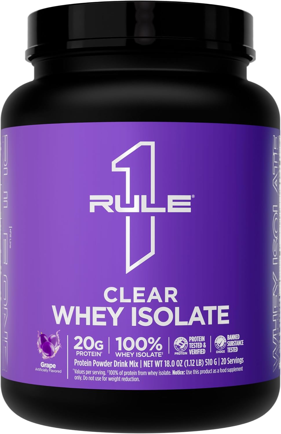 Rule 1 Proteins Clear Whey Isolate, Cherry Limade, 27 Servings | 20g All-Whey Isolate Protein Mix, Over 9g EAAs, 90 Calories, Zero Sugar, Easy to Digest, Light, Crisp, and Refreshing Taste - Image 15